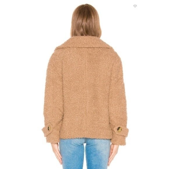 🌟  FREE PEOPLE SO SOFT COZY TEDDY PEACOAT NWT 🌟 - Picture 14 of 14